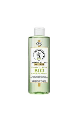 Eau micellaire purifiante anti-âge bio - Feuilles d'olivier - Visage