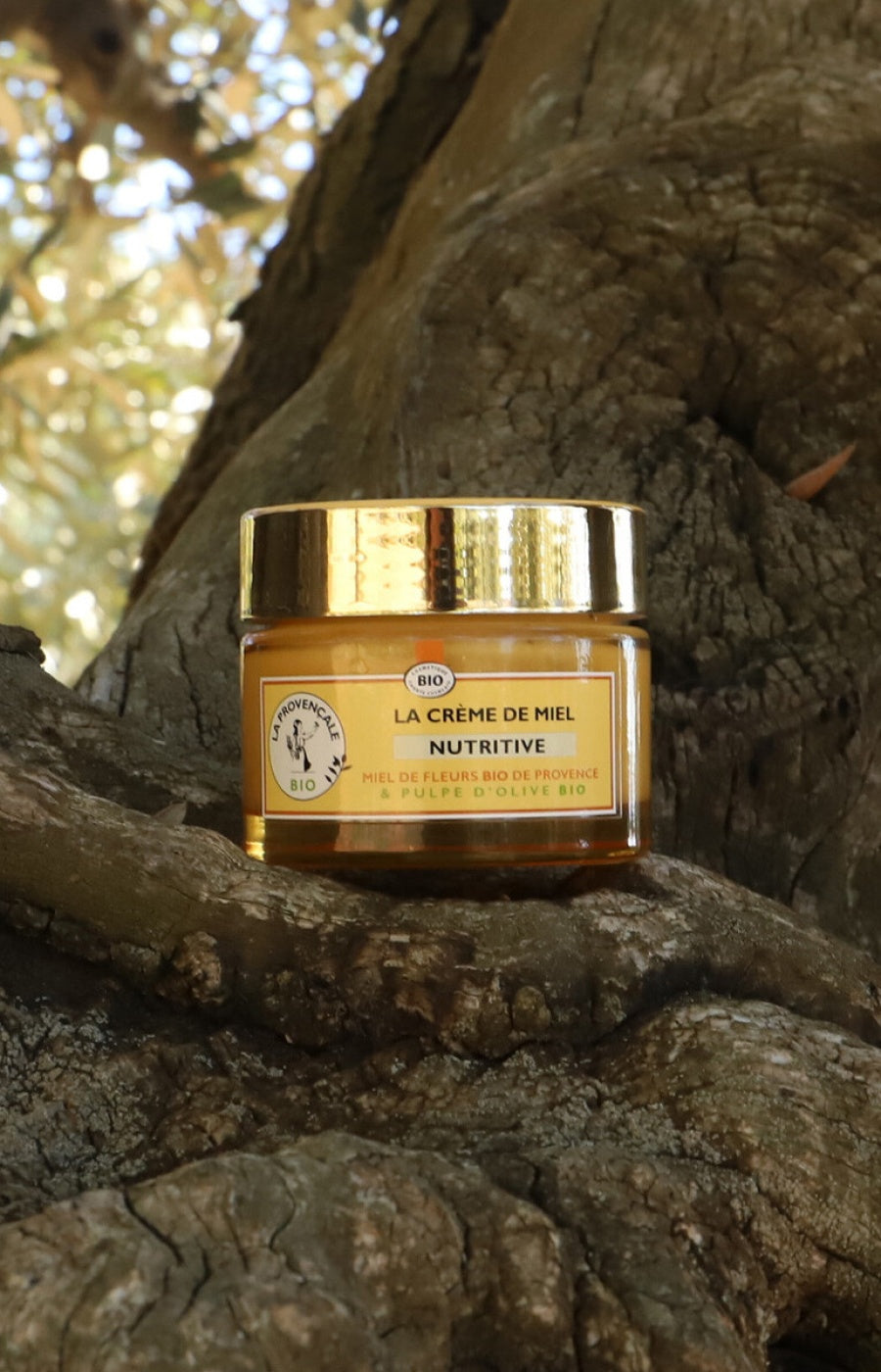 Crème nourrissante bio - Miel de fleurs & pulpe d'olive - Peaux sèches - 50 ml