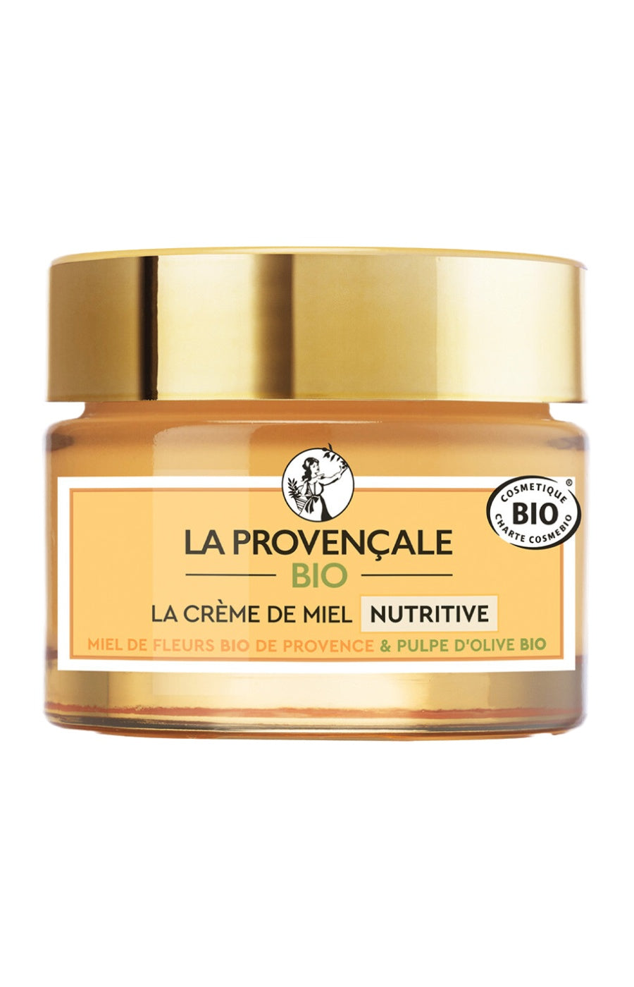 Crème nourrissante bio - Miel de fleurs & pulpe d'olive - Peaux sèches - 50 ml