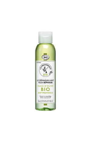 Démaquillant biphasé bio - Huile d'olive - Yeux - 125 ml