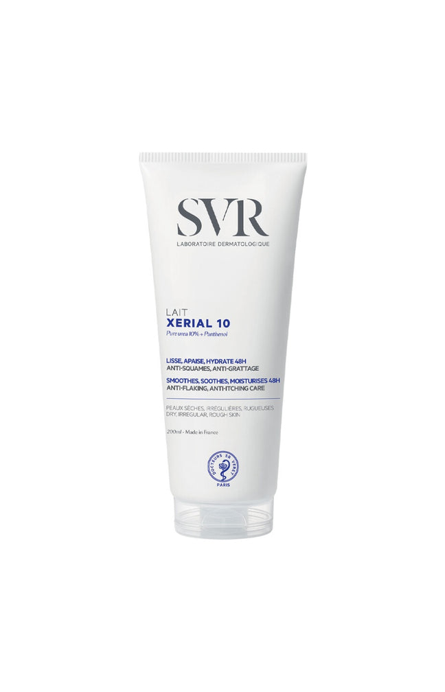 Lait anti-squames apaisant - Xerial 10 - Peaux sèches & sensibles - Corps - 200 ml