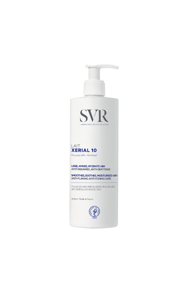 Lait anti-squames apaisant - Xerial 10 - Peaux sèches & sensibles - Corps - 400 ml