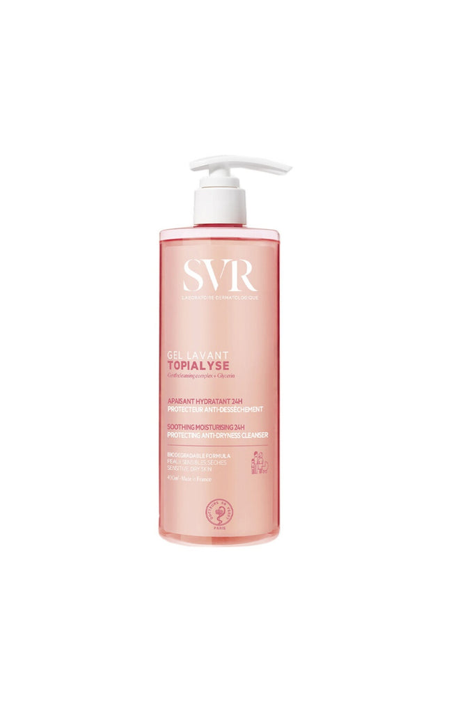 Gel lavant apaisant & hydratant - Topialyse - Peaux sensibles à sèches - Corps - 400 ml