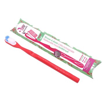 Brosse à dents - Rouge - Medium