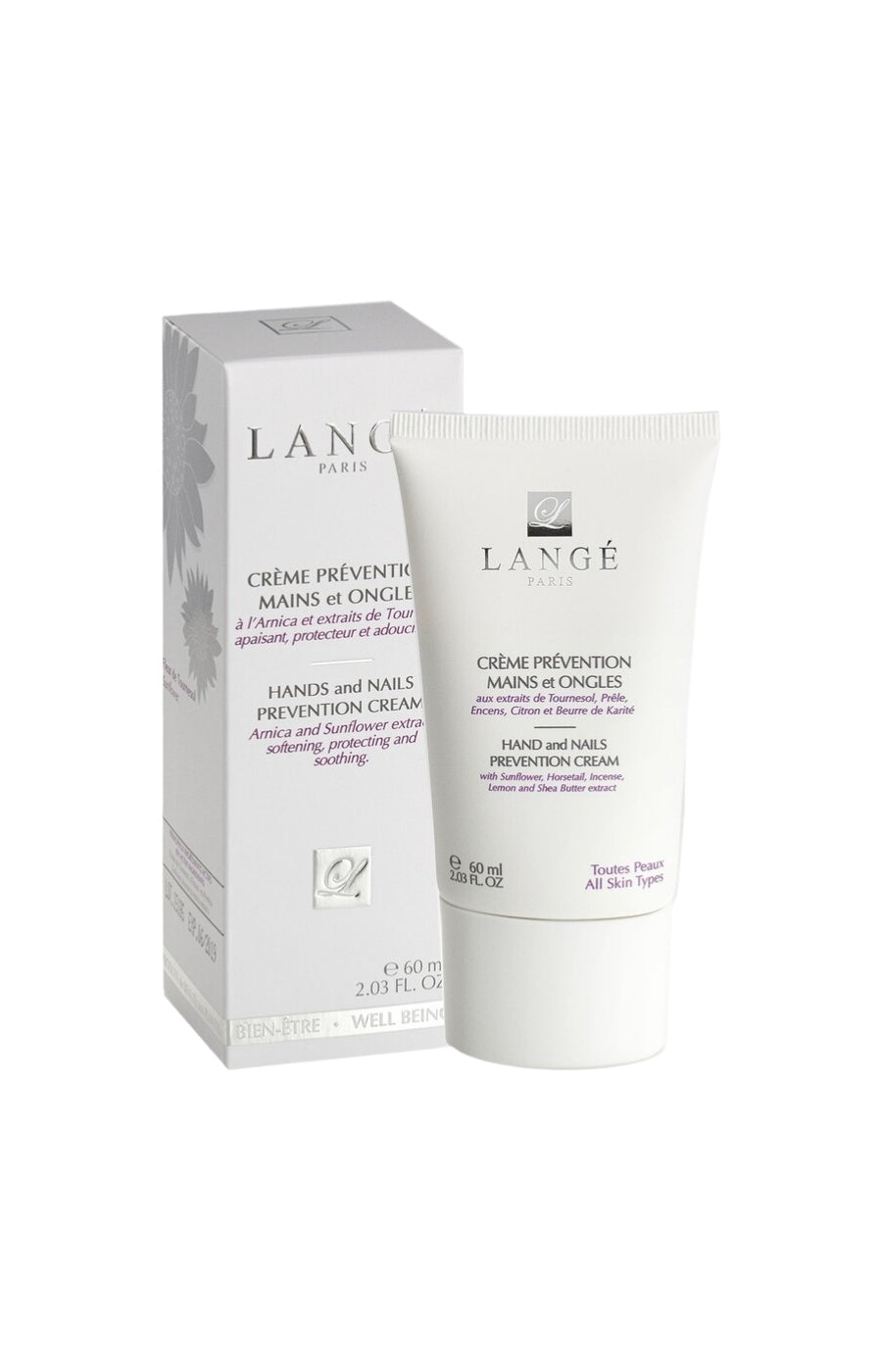 Crème hydratante mains et ongles - 60 ml