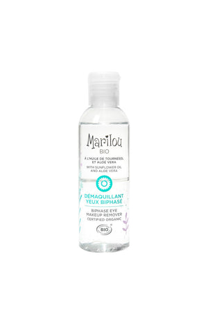 Démaquillant biphasé yeux bio - Huile de tournesol & aloe vera - 100 ml