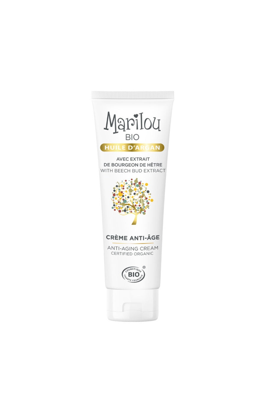 Crème anti-âge bio - Huile d'argan - Peaux matures - 50 ml