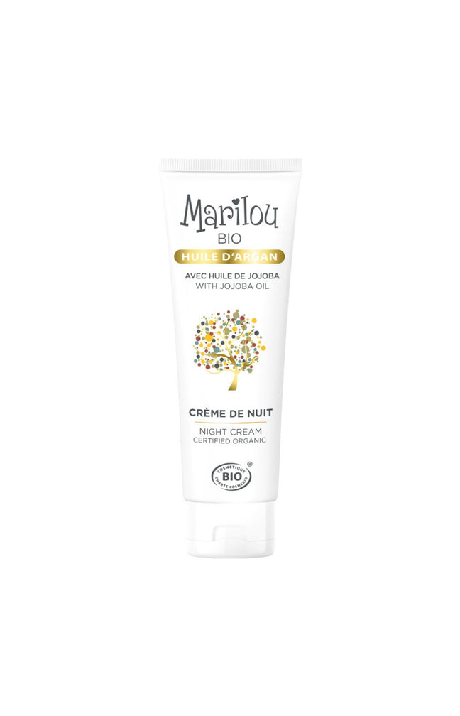 Crème de nuit bio - Huile d'argan - Visage - 50 ml