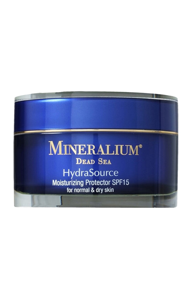 Crème hydratante SPF15 - Minéraux de la mer Morte - Hydra source - Peaux normales à sèches - 50 ml