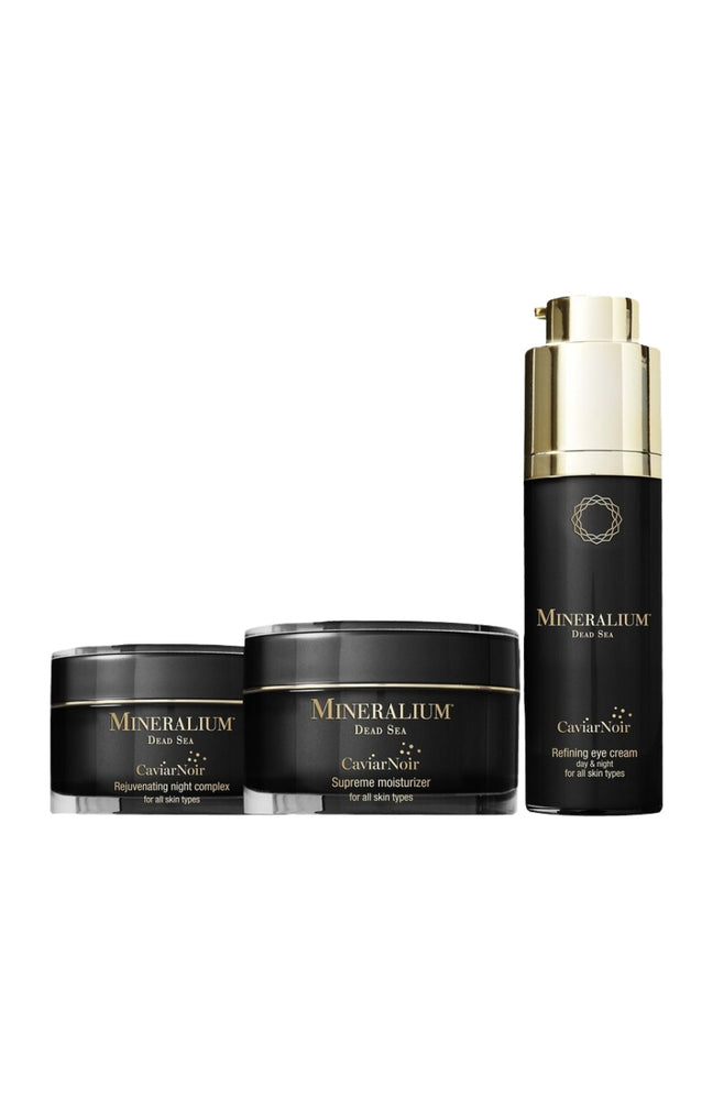Routine complète anti-âge Caviar noir - Yeux & visage