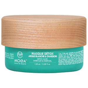 Masque détox - Argile blanche et charbon - Peaux mixtes à grasses