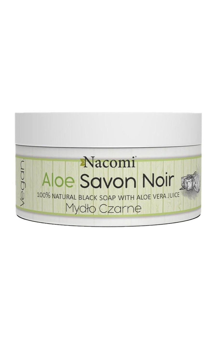 Savon noir anti-acné - Aloe vera - Visage & corps - 125 g