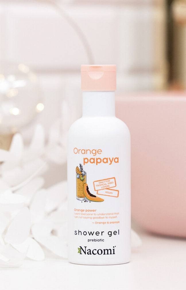 Gel douche énergisant - Orange & papaye - Corps - 300 ml