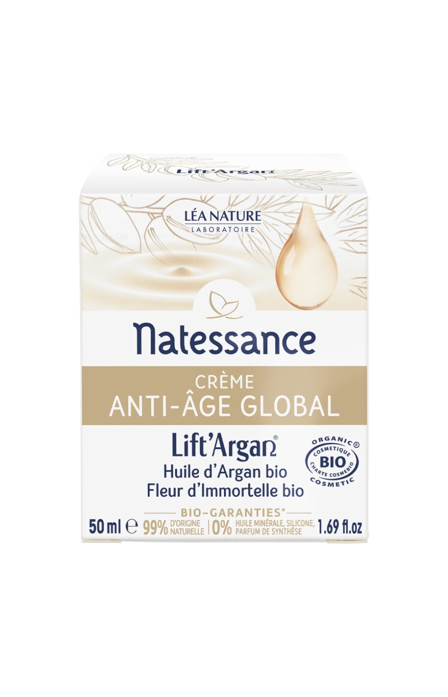 Crème anti-âge global bio - Lift'Argan