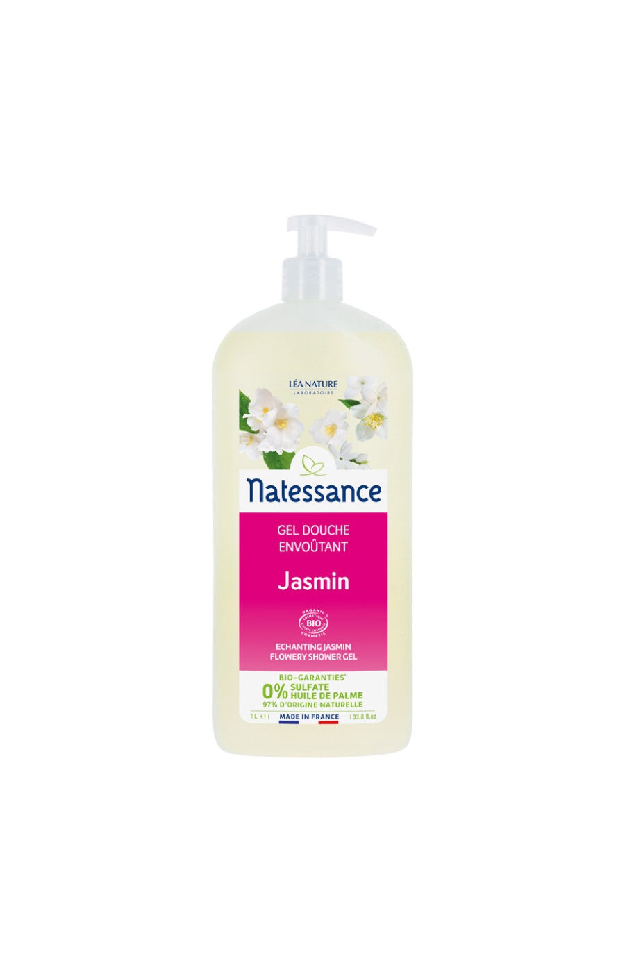 Gel douche envoûtant bio - Jasmin floral - 1 L
