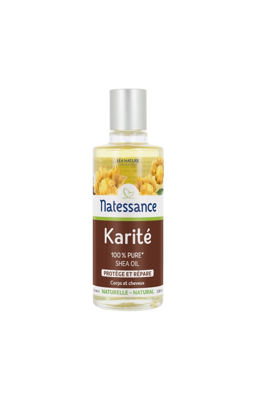 Huile de karité 100% pure - Corps & cheveux - 100 ml