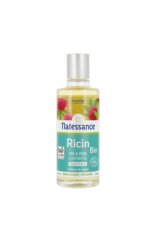 Huile de ricin bio 100% pure - Cheveux & ongles - 100 ml