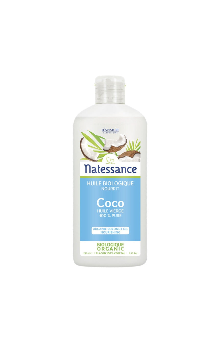 Huile de coco nourrissante bio - Peaux très sèches - 250 ml