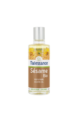 Huile de sésame bio 100% pure - Visage & corps - 100 ml