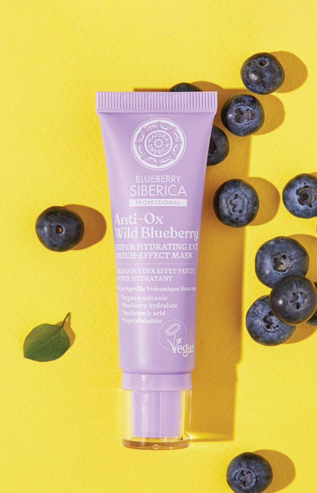 Masque contour des yeux super hydratant effet patch vegan - Myrtille