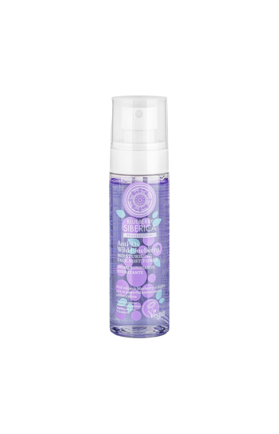 Brume tonifiante hydratante vegan - Myrtille - Visage