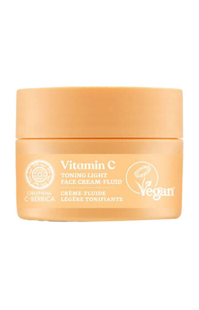 Crème fluide légère tonifiante vegan - Vitamine C - Visage