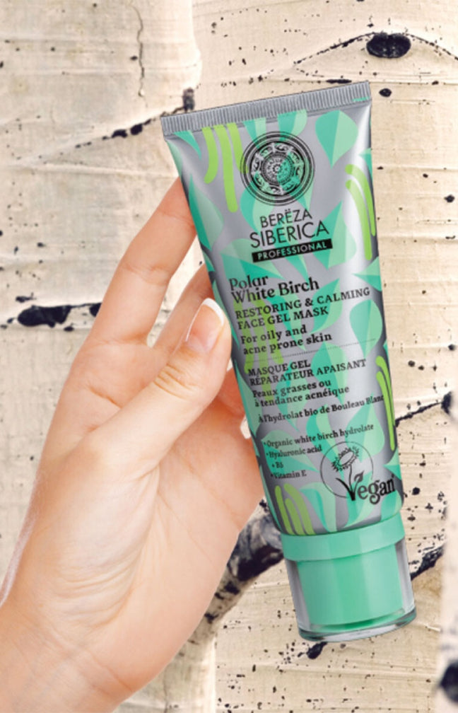 Masque gel réparateur vegan - Bouleau blanc - Peaux grasses ou acnéiques