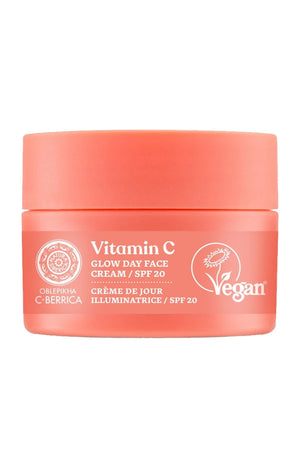 Crème de jour illuminatrice vegan - Vitamine C - Visage
