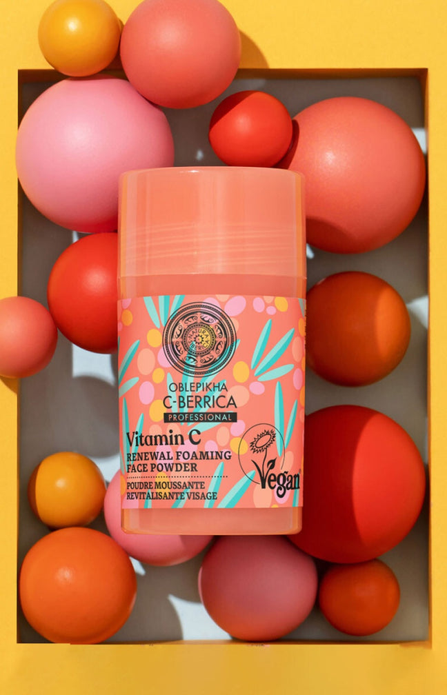 Poudre moussante revitalisante vegan - Vitamine C - Visage