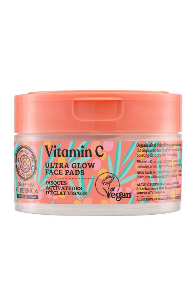 Disques activateurs d'éclat vegan - Vitamine C - Visage - 20 unités
