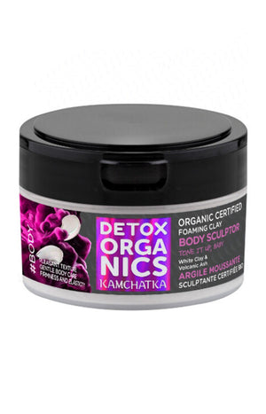 Argile moussante & sculptante bio - Detox Organics Kamchatka - Corps - 200 ml