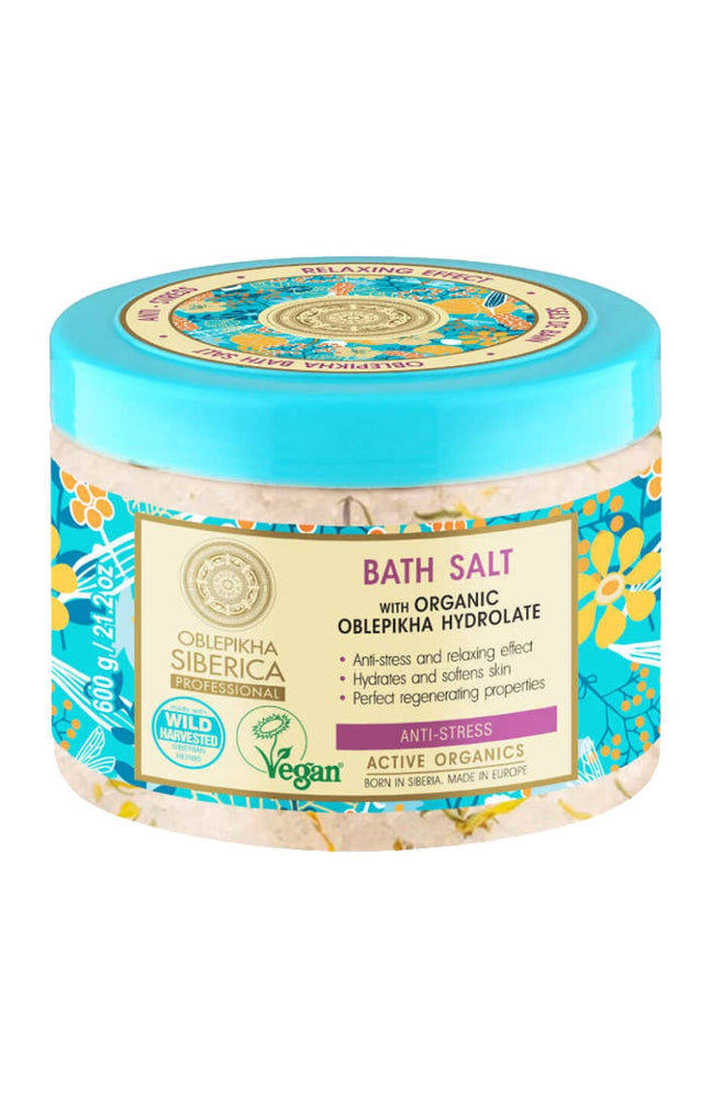 Sel de bain anti-stress vegan - Argousier - 600 g