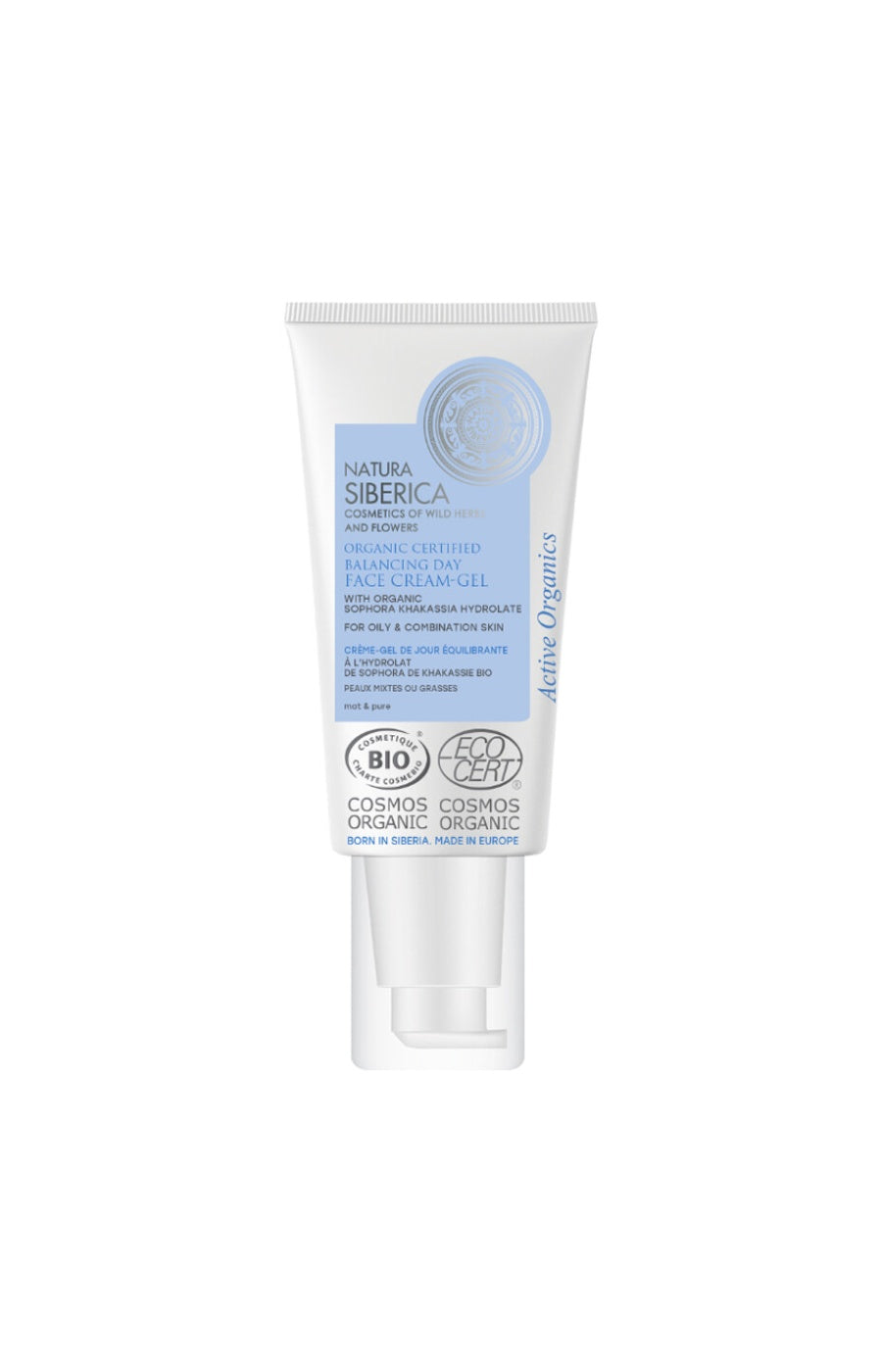 Crème de jour équilibrante bio - Sophora de Khakassie - Peaux mixtes ou grasses
