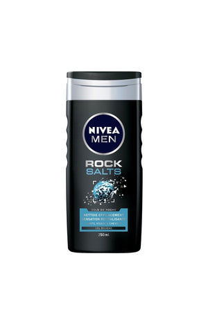 Gel douche 3-en-1 aux sels de roche - Visage, corps & cheveux - Homme - 250 ml