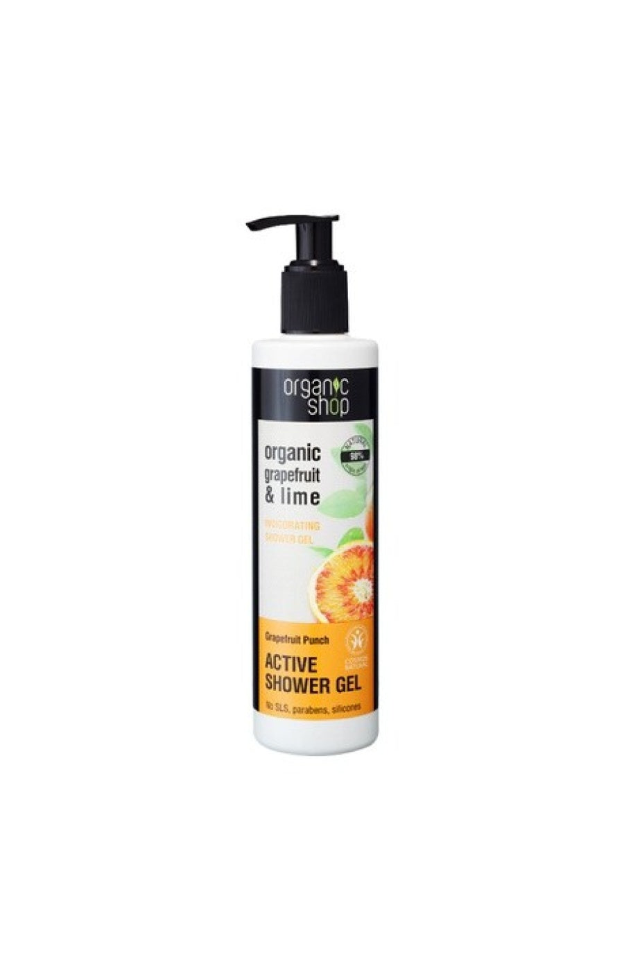 Gel douche énergisant - Pamplemousse bio - 280 ml