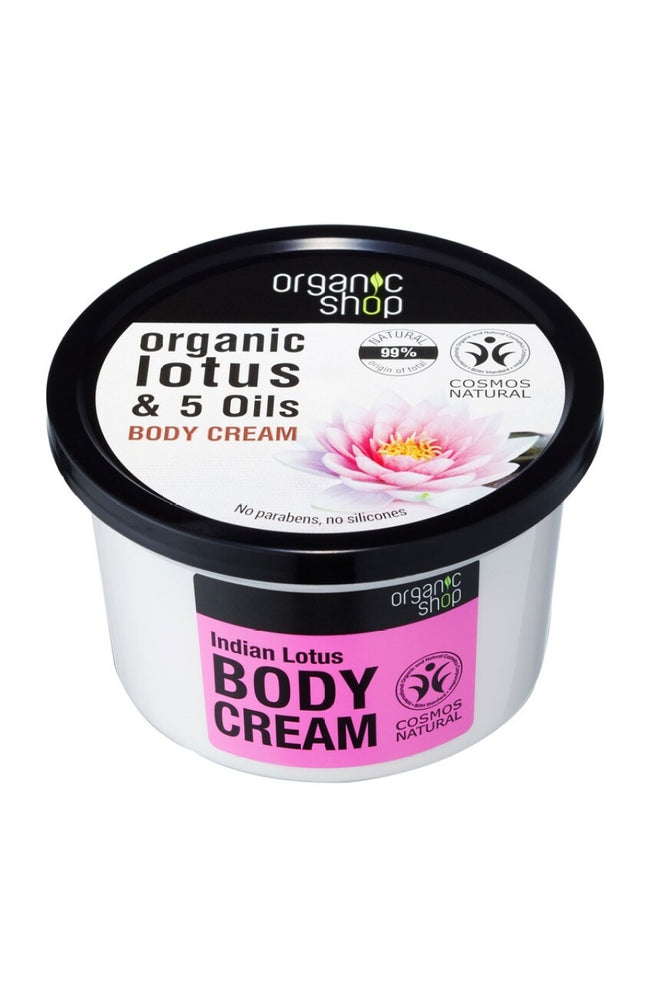 Crème hydratante - Lotus indien - Corps - 250 ml