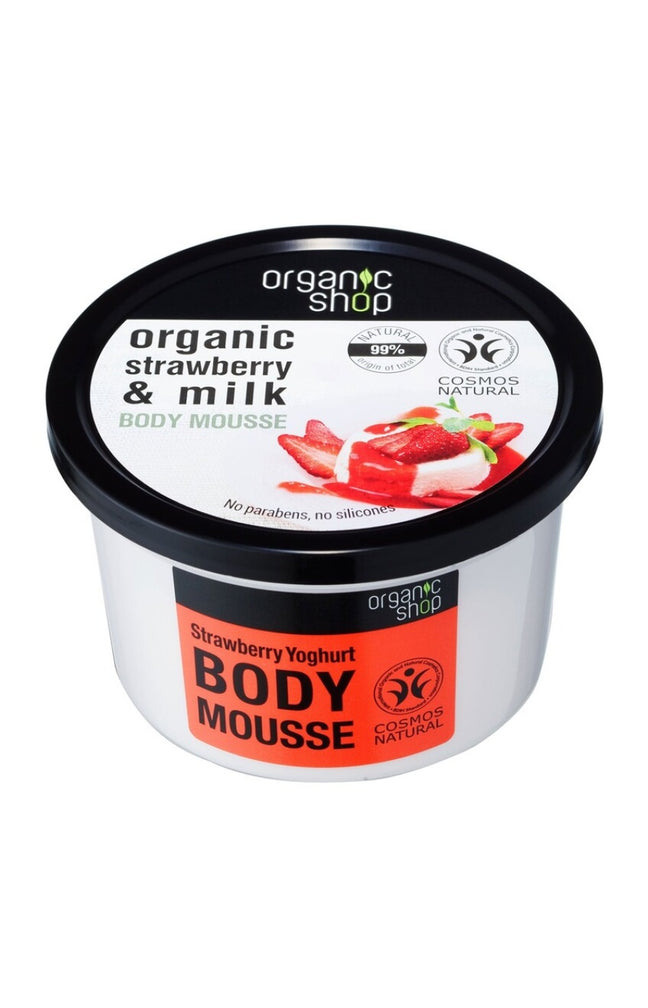 Crème mousse hydratante - Fraise - Corps - 250 ml