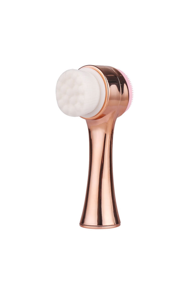Brosse nettoyante double-face - Visage - Rose gold