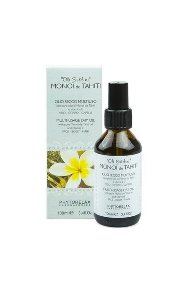 Huile sèche adoucissante - Monoï de Tahiti - Visage, corps & cheveux - 100 ml
