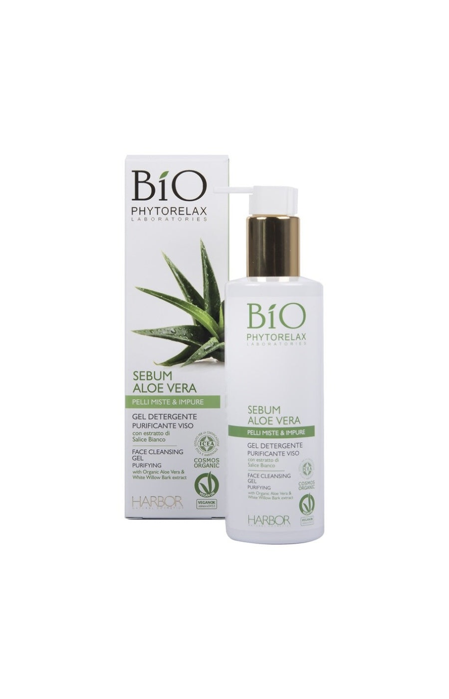 Gel purifiant bio - Aloe vera - Peaux mixtes à grasses