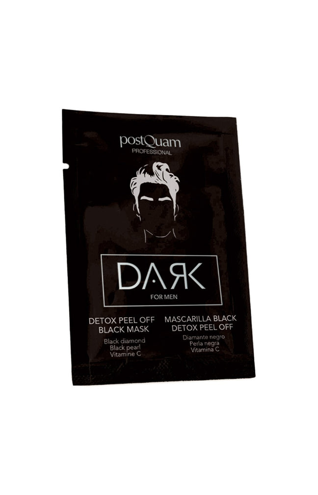 Masque détoxifiant peel off - Diamant noir, perle noir & vitamine C - Homme - 10 ml