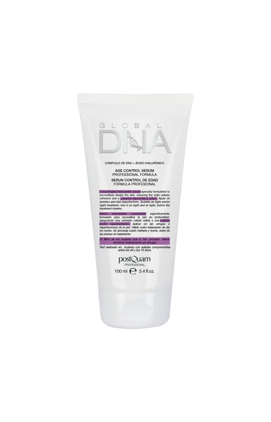 Sérum remodelant concentré - Zinc & acide hyaluronique - Visage