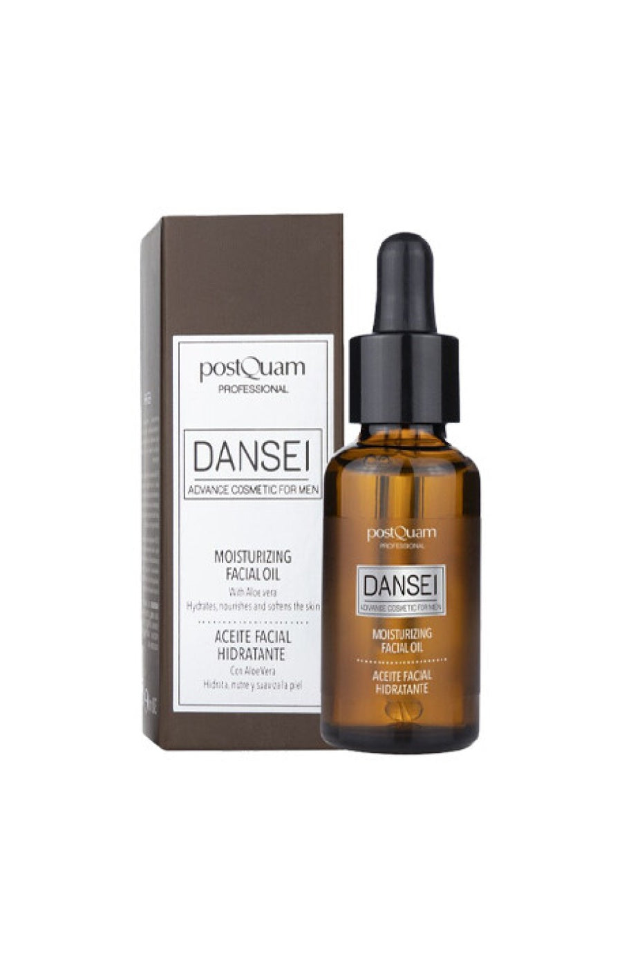 Huile hydratante - Aloe vera - Visage - Homme - 30 ml