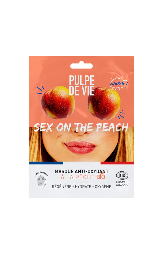 Masque tissu anti-grise mine bio Sex on the peach - Anti-oxydant - Unidose