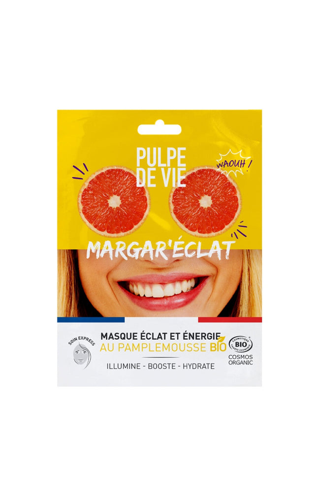 Masque tissu éclat & énergie bio margar'éclat - Unidose