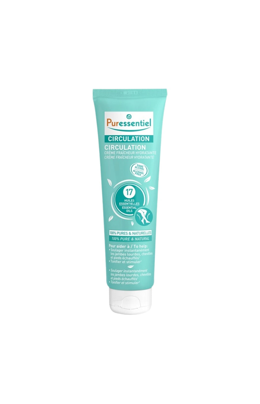 Crème tonifiante spécial circulation - 17 huiles essentielles - 100 ml
