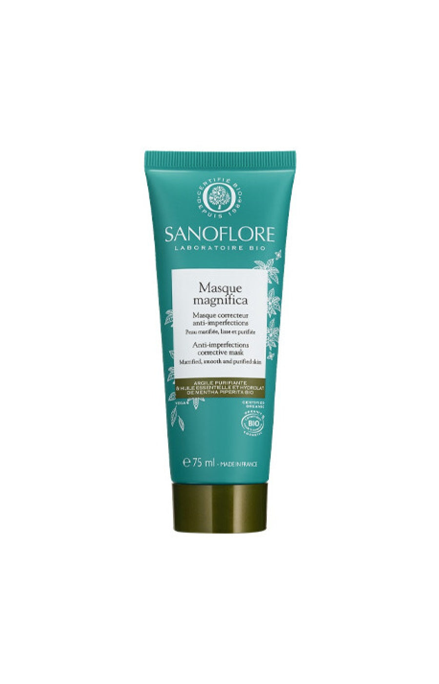 Masque correcteur anti-imperfections bio - Magnifica - Peaux mixtes à grasses - 75 ml