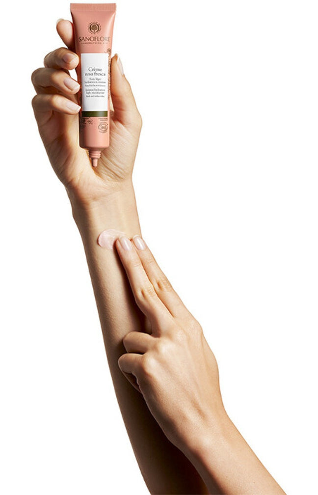 Crème hydratante légère bio - Rosa fresca - Peaux normales à mixtes - 40 ml