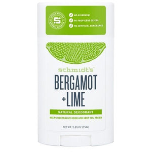 Déodorant stick naturel - Bergamote & citron vert - 75 g