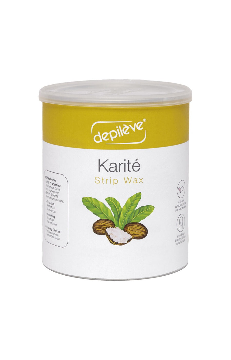Cire avec bandes - Karité - Visage & corps - 800 g